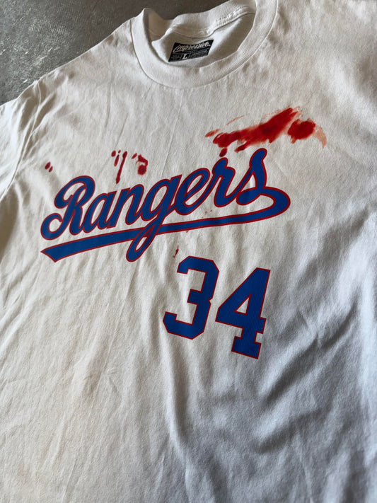 Nolan ryan's blood on jersey 