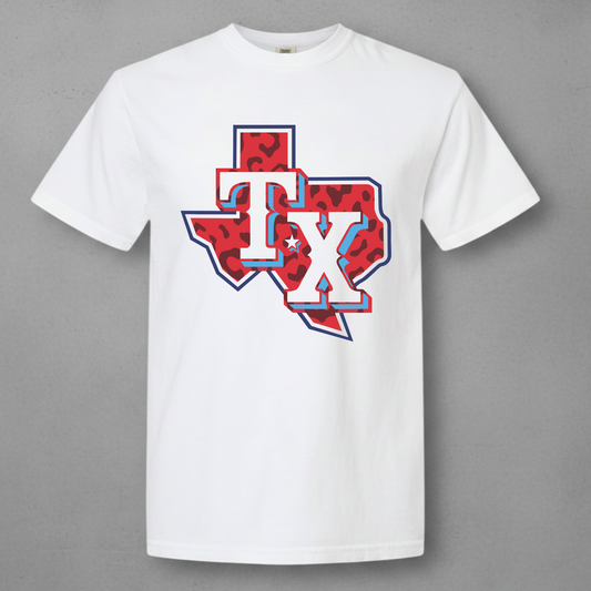 Texas Rangers  Leopard design 